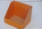 Litho CMYK Custom Printed Display Boxes Clay Coated Paper Yellow