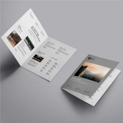 128GSM 300GSM Instruction Booklet Printing A6 Brochure Printing
