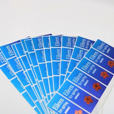 Offset Printing Label Stickers Paper / Vinyl / PVC Glossy Matte Surface Finishing
